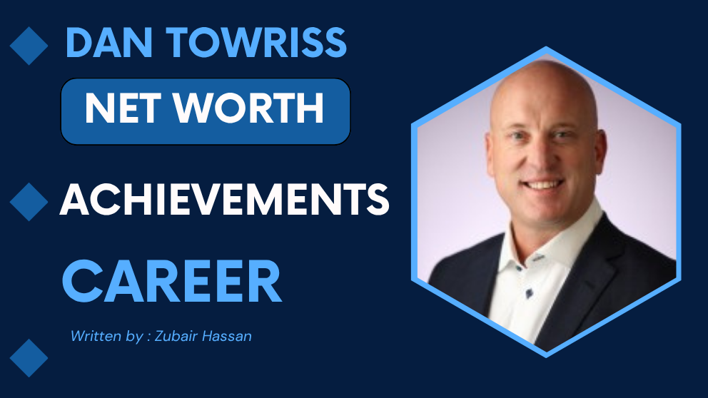 Dan Towriss, CEO of Group 1001, with an estimated net worth of $40–$60 million in 2025, representing his career success and business achievements.