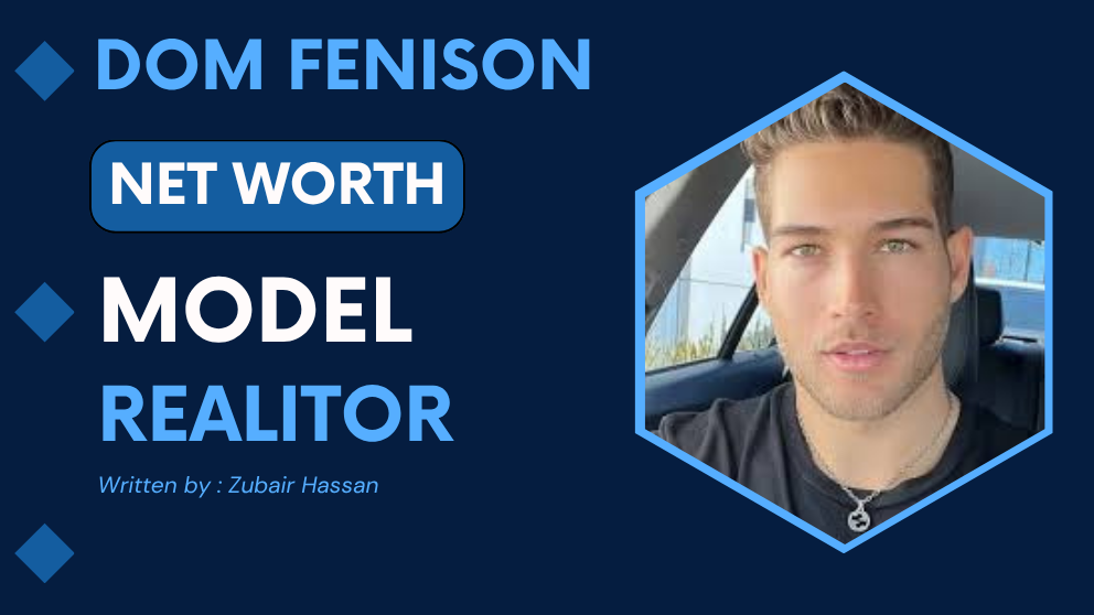 Dom Fenison posing confidently, representing his modeling career, real estate success, and growing net worth in 2025.